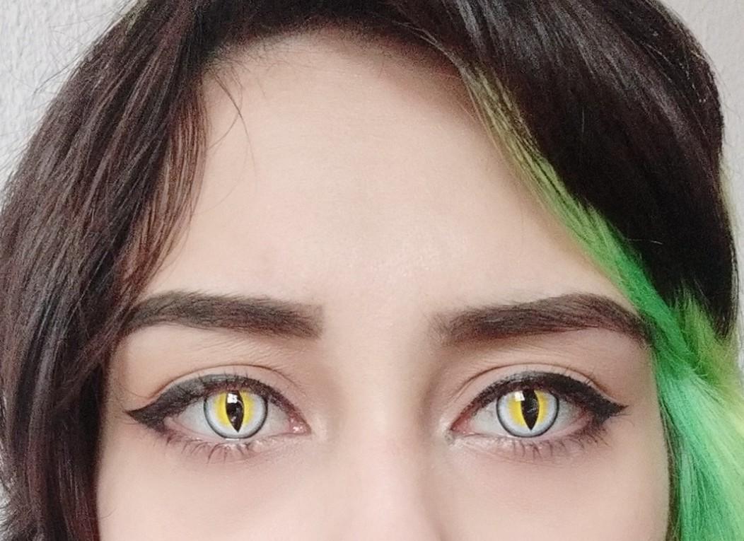 Sweety Crazy Lens Sexy Cat Eye Yellow UNIQSO Express