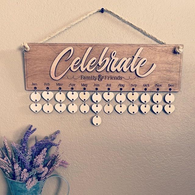 Laser Cut Birthday Calendar: A Unique and Thoughtful Gift for Loved Ones