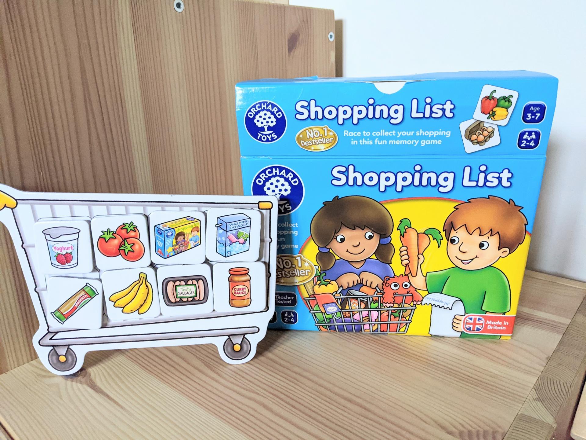 Shopping List game Ausby Loves to Play